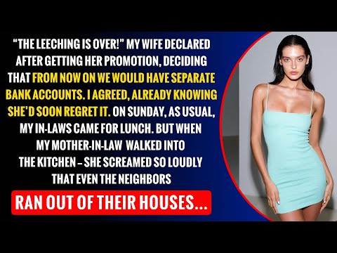 “The Leeching Is Over!” My Wife Declared After Getting Her Promotion, Deciding That From Now...