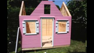 Liliput Kids Victorian ahşap oyun evi kurulumu