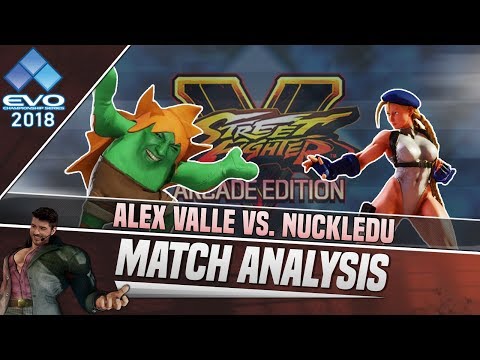 SFV AE Match Analysis: EVO 2018 - Alex Valle vs. NuckleDu