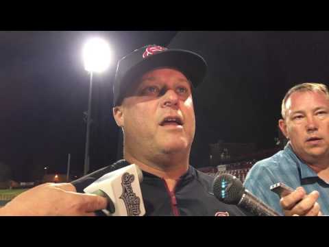 Chad Holbrook after win vs. USC Upstate