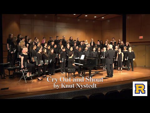 Rollins Choir, Cry Out and Shout, by Knut Nystedt