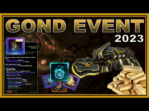 The BEST Event for Pres Wards! (2 new mounts) Gond Event Guide: Convert Gold to AD! - Neverwinter