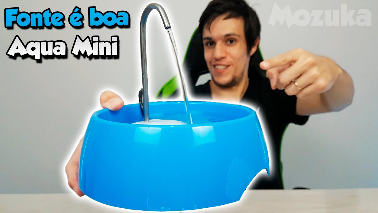 Fonte Bebedouro AQUA MINI para GATOS e CÃES ! VALE A PENA COMPRAR? EU TESTEI - UNBOXING e REVIEW