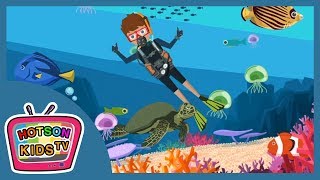 어린이 직업놀이 스쿠버다이버 물놀이 어린이 수영 | 직업탐구 | 유아교육