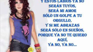 Dulce Maria - Ya No (with lyrics)