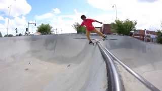 preview picture of video 'Skating at the Billings,MT skate park!'