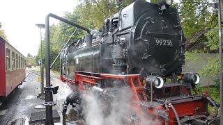 preview picture of video 'Germany: 3 Steam locos at Drei Annen Hohne, 22Sep14'