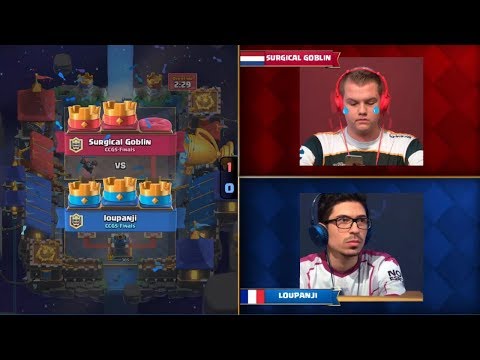 [GG] Surgical Goblin Vs Loupanji | Clash Royale Crown Championship EU Fall 2017 Finals