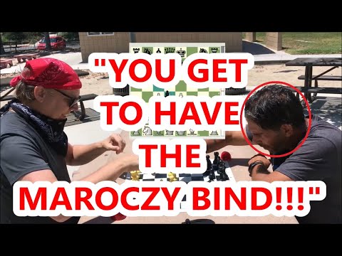 Chess Thug Maroczy Binds Famous Trash Talker! Brooklyn Dave vs Thug Doug