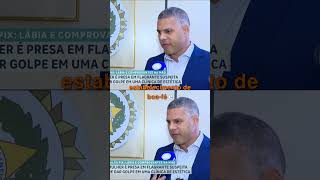 Mulher presa aplicando golpe do Pix falso em clínica  #noticias