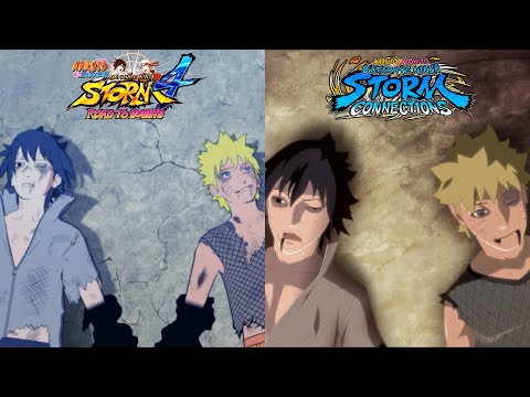 Naruto Vs Sasuke Final Boss Fight Comparison - Naruto Ninja Storm 4 Vs Naruto Storm Connections