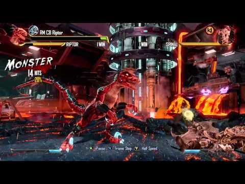 Killer Instinct Offline Casuals: FT5 RM CB Riptor (Riptor) vs Hitbox Tyrant (Spinal) 4/6