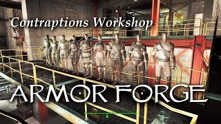 Armor Forge Showcase FALLOUT 4 Contraptions DLC / PS4