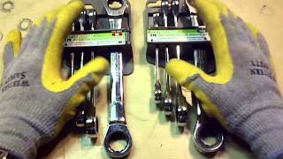 4 Piece Ratcheting Box End Set vs 5 Piece Flex-Head Combo Wrench Set 02