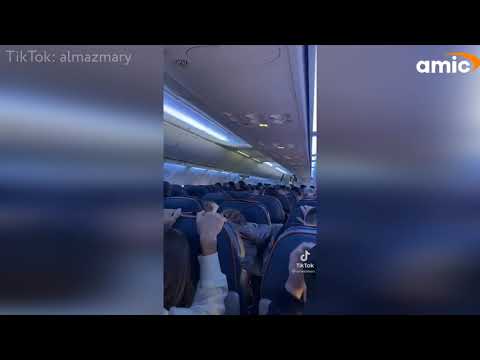 В Краснодаре самолет "Аэрофлота" совершил аварийную посадку. Видео от пассажиров очень страшное