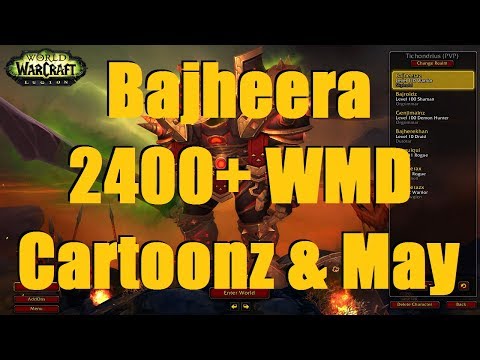 Bajheera - 2400+ Arms/Arcane WMD ft. Cartoonz & Maylol - 7.2.5 WoW Legion PvP