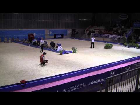 Petanque Tete a tete WM 2015 Nizza Finale Cup de Nation Austria vs. Germany Part 2