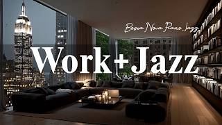 Work & Jazz | September Bossa Nova Piano Jazz & Gentle Autumn Coffee Music for a Peaceful Mood