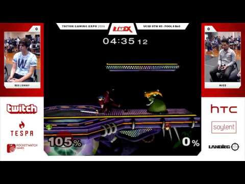 UCSD STW #3 - B2S | Sway vs. Ru$$ - Singles RR Pool 8 - SSBM