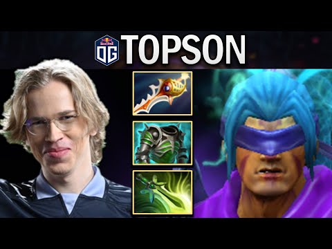 OG.TOPSON ANTI-MAGE WITH DIVINE RAPIER AND CUIRASS -  DOTA 2 GAMEPLAY