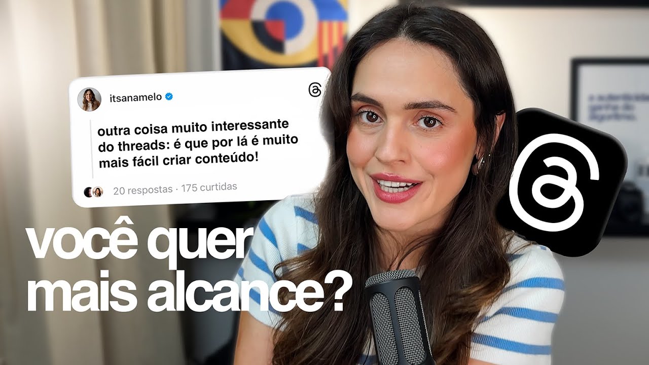 como FUNCIONA O THREADS? A rede social melhor que o TWITTER 📝 | @itsanamelo