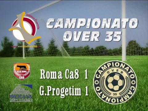 CAMPIONATO OVER 35 - SERIE A 4^GIORNATA - ROMA CALCIO A 8 VS GRUPPO PROGETIM 1 - 1