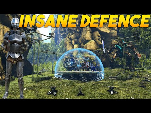 Defending Our BROKEN Cave Against The ALPHA Tribe - ARK