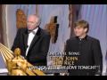 Elton John and Tim Rice Win Original Song: 1995 ...