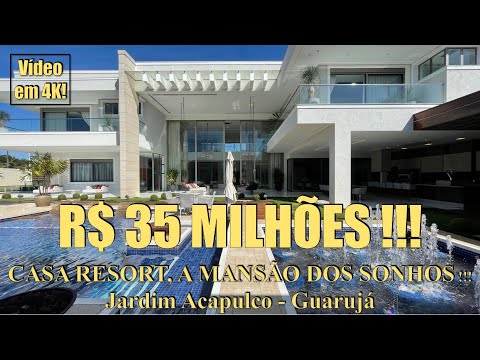 CASA RESORT NO JARDIM ACAPULCO - GUARUJÁ !!!