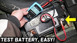 HOW TO TEST CAR BATTERY ON JEEP CHEROKEE WRANGLER RENEGADE COMPASS DODGE CHRYSLER 300