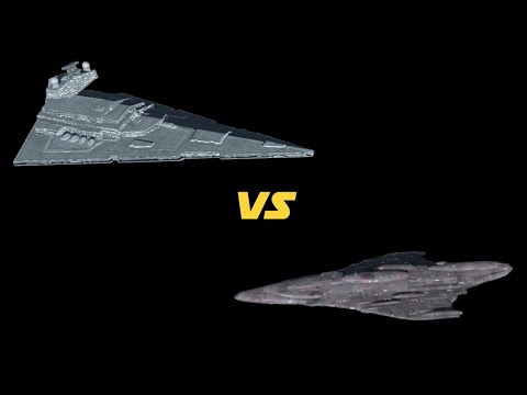 Imperial-I Star Destroyer VS MC80 Star Cruiser (Star Wars Empire at War: Thrawn's Revenge)