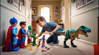 Gabriel em Hulk e Homem Aranha vs Dinossauro Rex