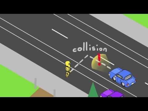 The physics of a pedestrian accident: MAC RiAus PDplus