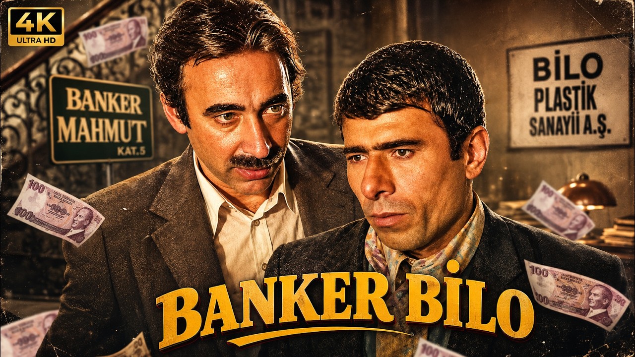 Banker Bilo - RESTORASYONLU 4K FULL | (Şener Şen, İlyas Salman, Ali Şen, Münir Özkul, Ahu Tuğba)