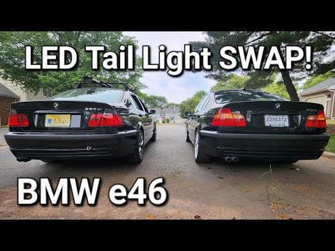 BMW e46 LED tail light swap!
