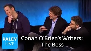 Conan's Writers - Conan O'Brien, The Boss (Paley Center, 2008) video