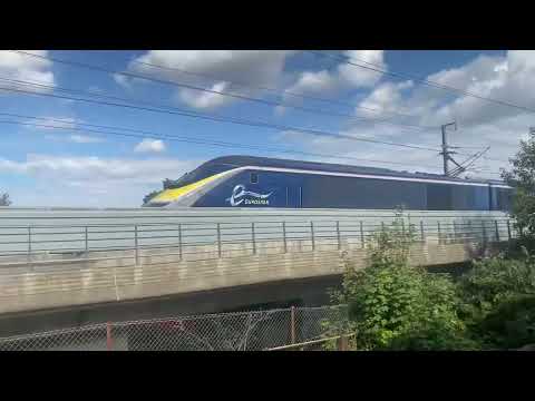 Eurostar absolutely hammers it through Ashford international HS1