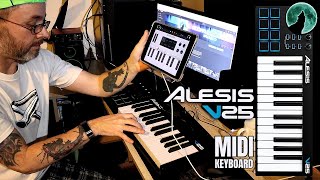 Video thumbnail for Connect ALESIS V25 MIDI KEYBOARD To iPad Or iPhone & PC Windows 10 by Moonrunner Music