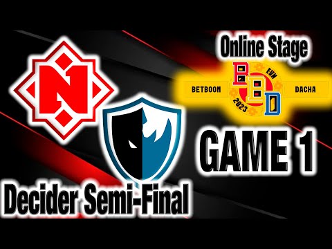 Nemiga VS Level UP(LVLUP) - GAME 1 -Decider Lower Bracket Final - Betboom Dacha - Highlights DOTA 2