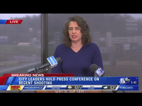 LIVE: Leaders hold press conference on recent shootings