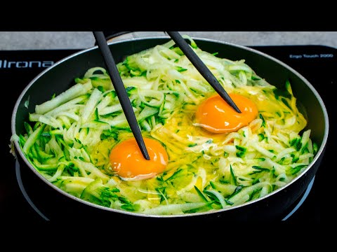 Fügen Sie der Zucchini ein Ei hinzu und ein sensationelles Rezept ist fertig!| Schmackhaft.tv