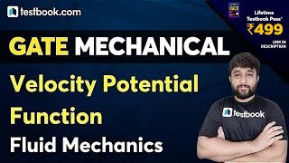 GATE Mechanical Engineering Lectures | Velocity Potential Function in Fluid Mechanics Problems