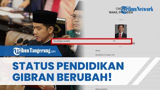 Subhan Sebut Info Pendidikan Terakhir Gibran di Situs Berubah jadi S1 Sejak Ijazahnya Digugat