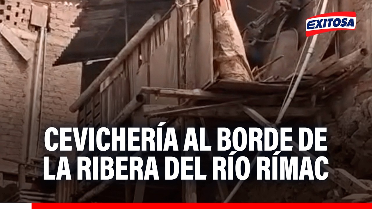 🔴🔵 Huachipa: Cevichería al borde de la ribera del río Rímac