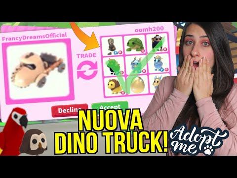 SCAMBIO la NUOVA DINO TRUCK LEGGENDARIA 🦖 Roblox ADOPT ME ITA By FrancyDreams