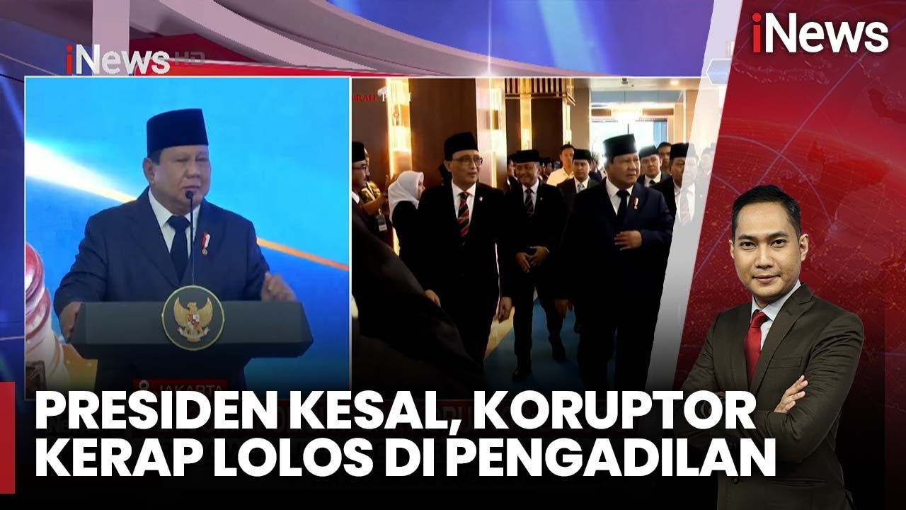 Geram, Prabowo: Percuma Polisi & TNI Hebat, Koruptor Lolos di Pengadilan | iNews Room | 12/06