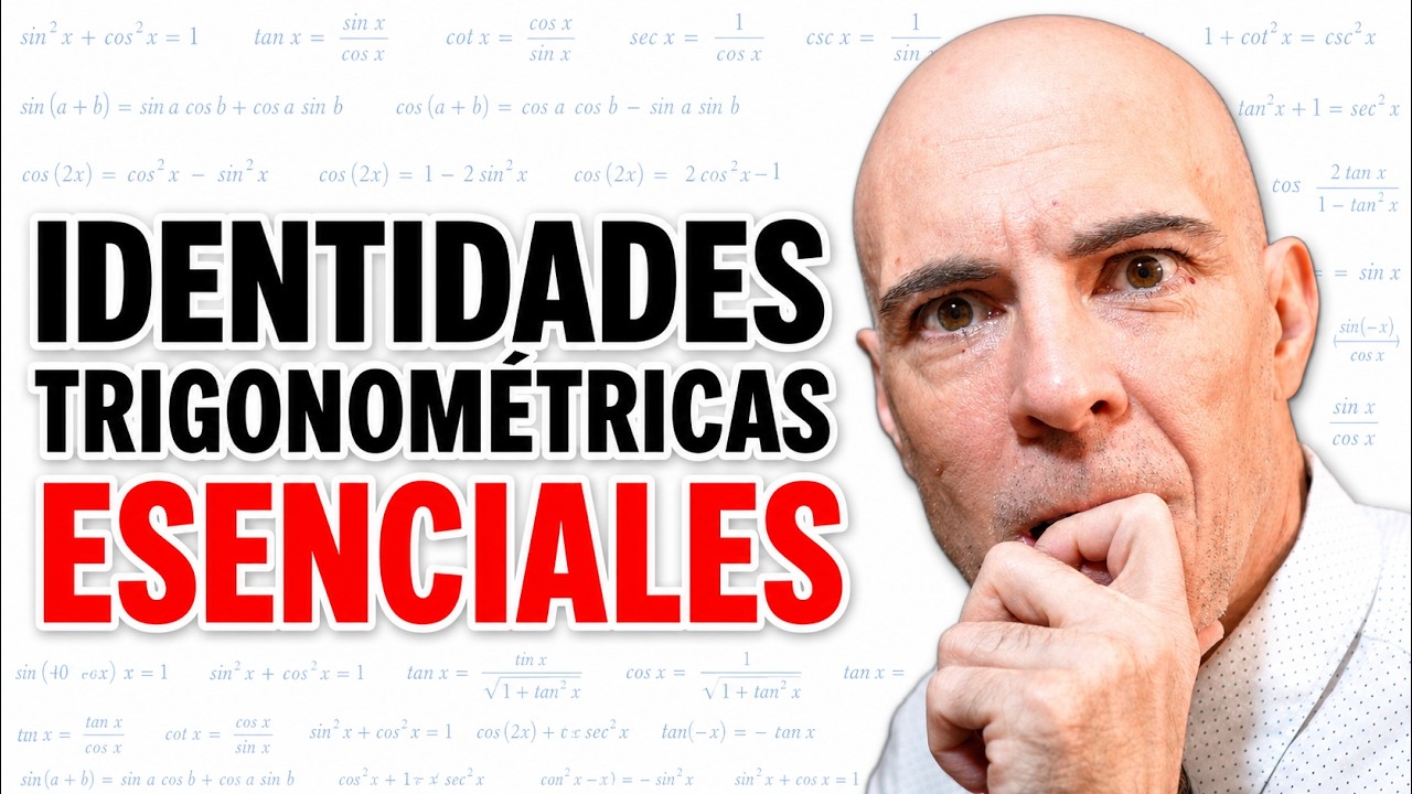 Identidades trigonométricas fundamentales desde cero. Con ejemplos