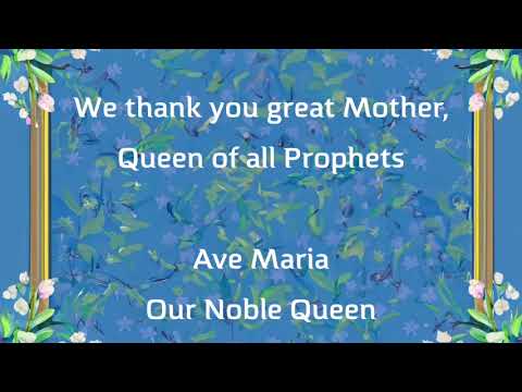 Ave Maria, Our Noble Queen | #choir #lyrics #ourlady