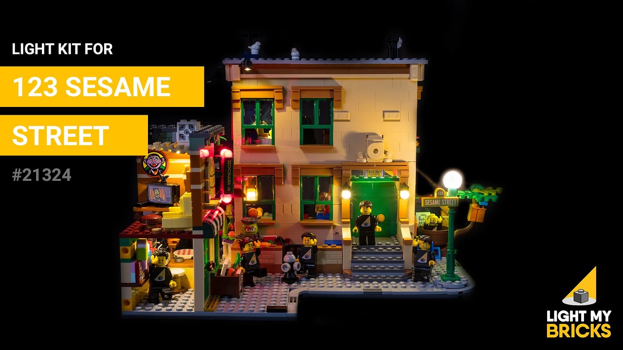 Light My Bricks Lumières-LED pour LEGO® 123 Sesame Street 21324