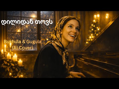 დილიდან თოვს - DILIDAN TOVS (AI Cover) | Bukhula & Gugula Cinematic ❄️🎹
